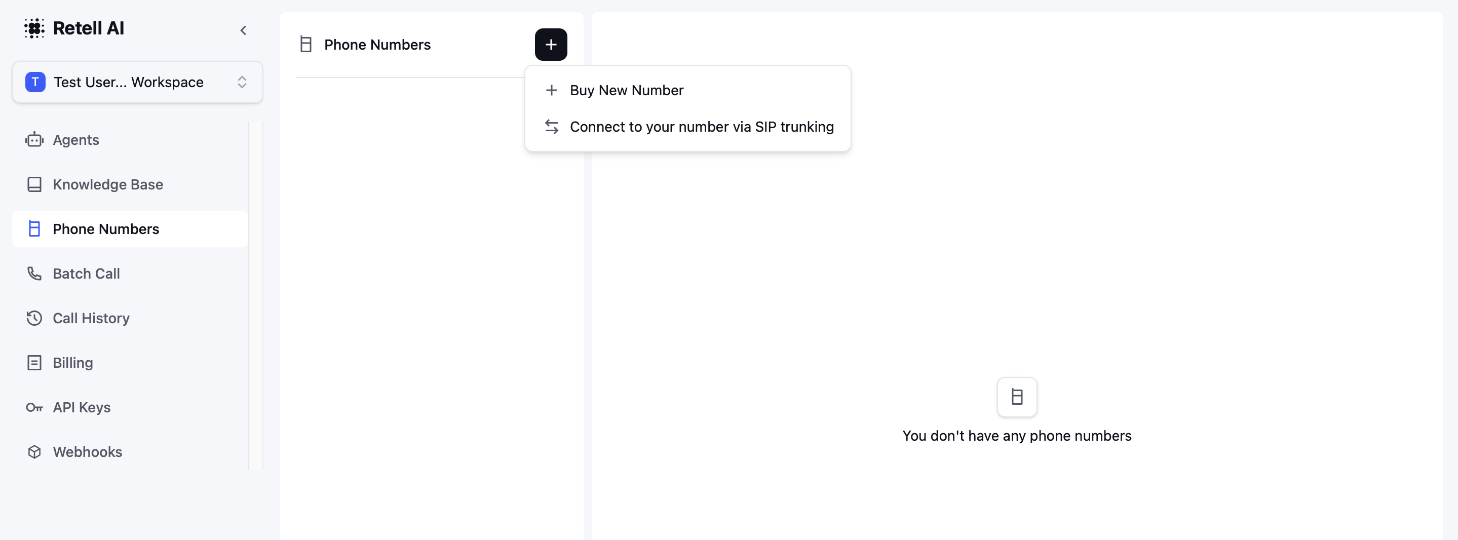 Outgoing call setup in Retell AI