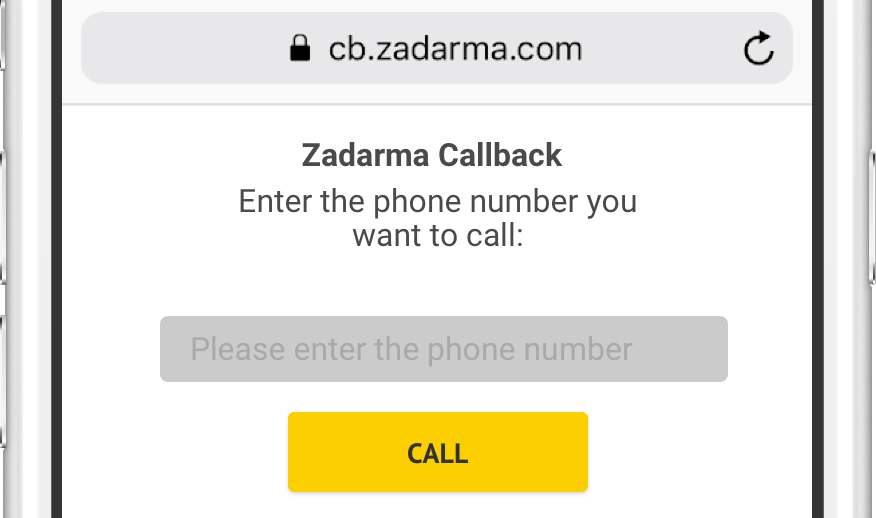 Callback example